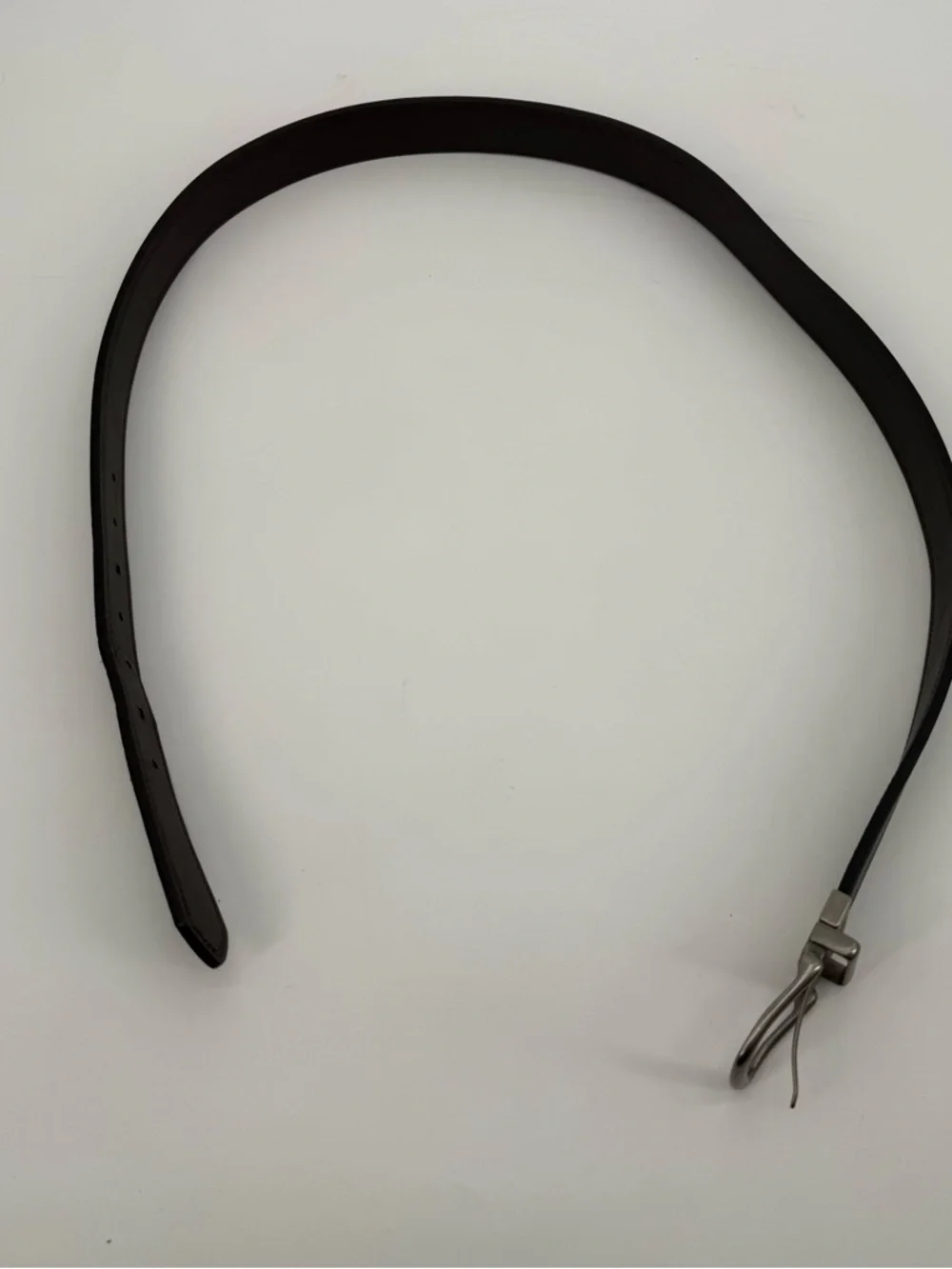 Dickies Mens Leather Reversible Belt Black & Brown Silver Classic